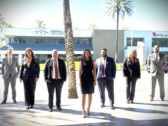 Esquire Law Team Arizona Posing Outside